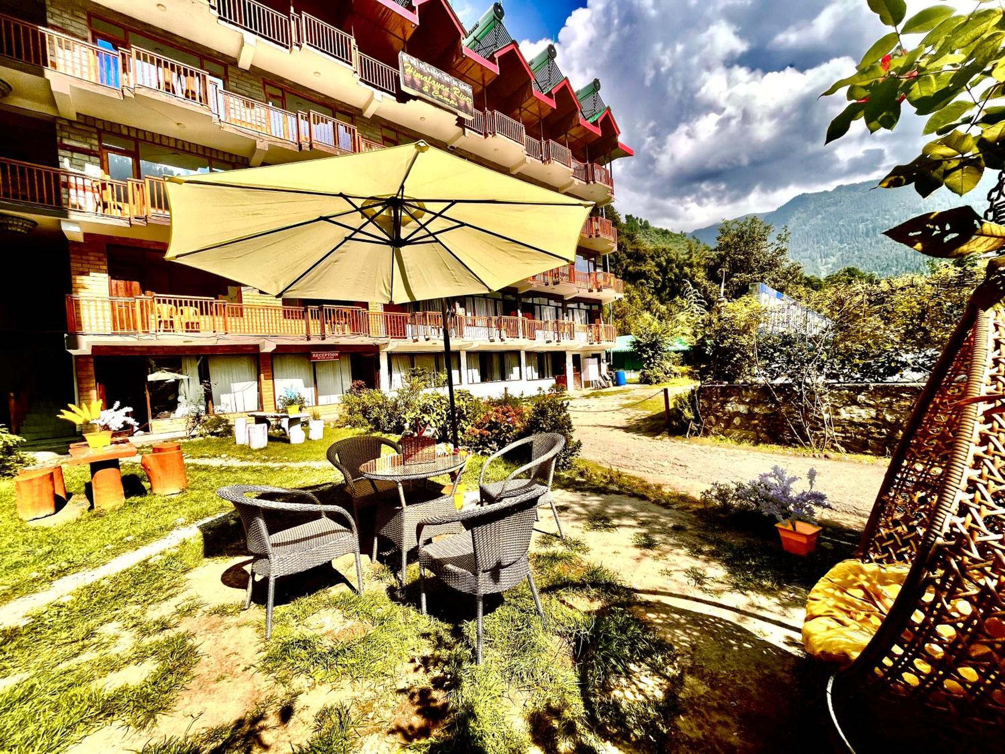 Himalayan Fort Resort, Manali - ! Riverside Property !! Big Lawn With Bonfire !! Best Selling !! Scenic River & Mountais View !! Big Parking !! Luxury Balcony Rooms !! Playing Zone !! Property Of The Year ! M 98160-43600 外观 照片