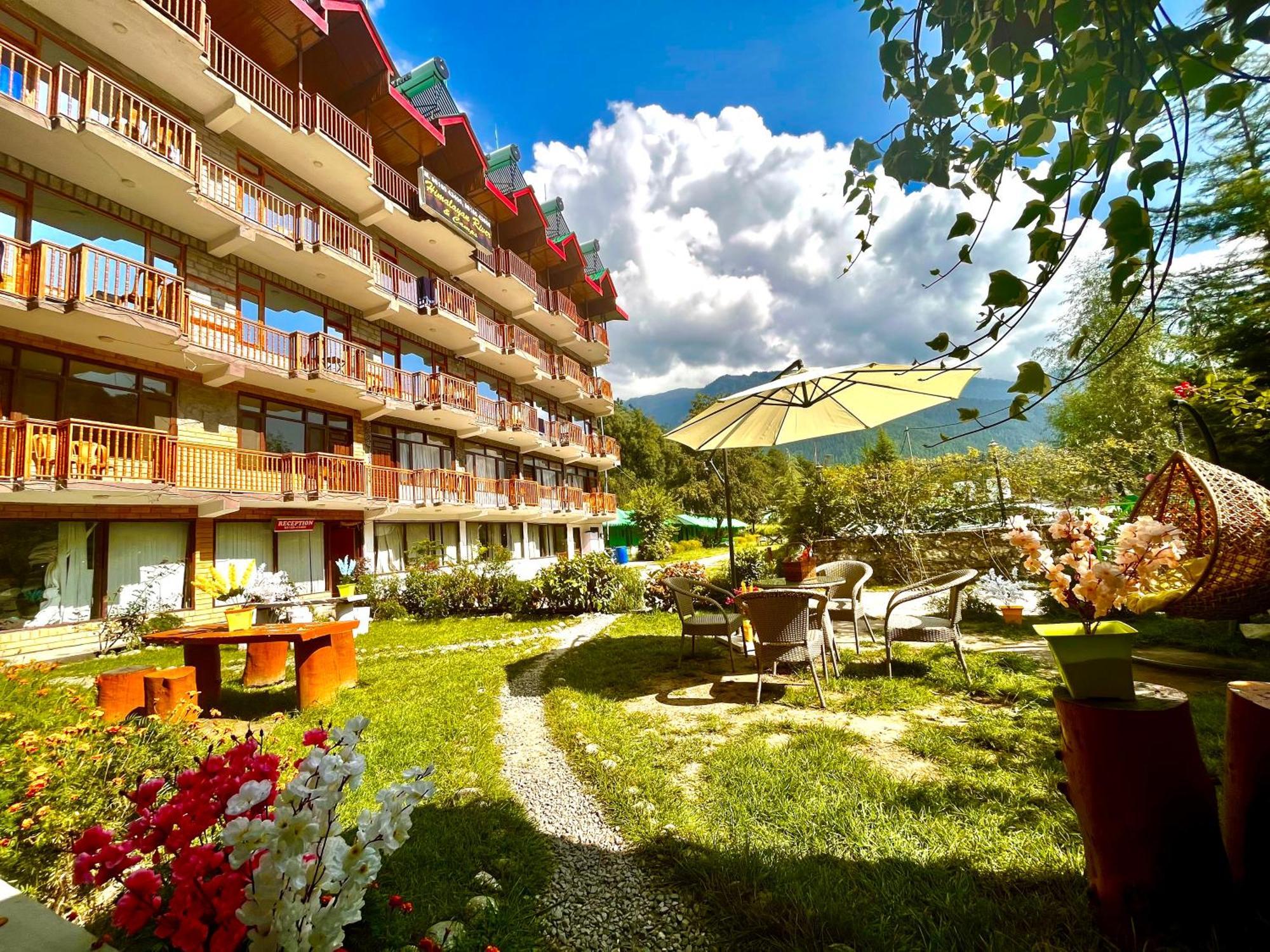 Himalayan Fort Resort, Manali - ! Riverside Property !! Big Lawn With Bonfire !! Best Selling !! Scenic River & Mountais View !! Big Parking !! Luxury Balcony Rooms !! Playing Zone !! Property Of The Year ! M 98160-43600 外观 照片